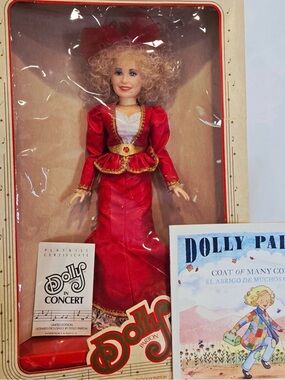 1984 18" Dolly Parton Doll  Goldberger  Original in box/w certificate & new book